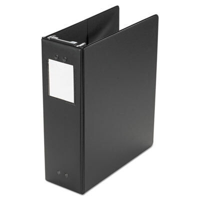WLJ36549B Large Capacity Hanging Post Binder, 3" Cap, Black