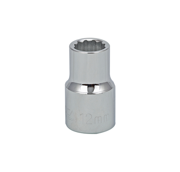 S24212 1/2" DRIVE METRIC SOCKET 12MM - 1/2" DR. 12 PT. METRIC SOCKET STANDARD
