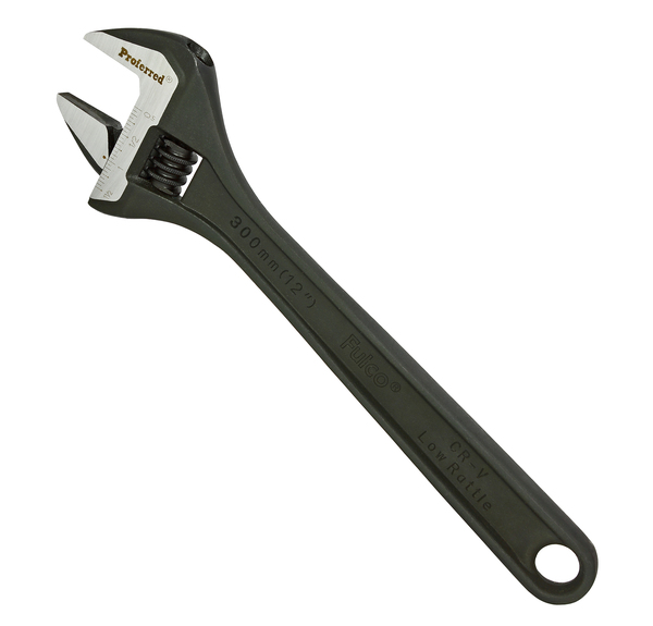T05045 PROFERRED STANDARD ADJUSTABLE WRENCH, PHOS FINISH 12" LENGTH PHOS FINISH