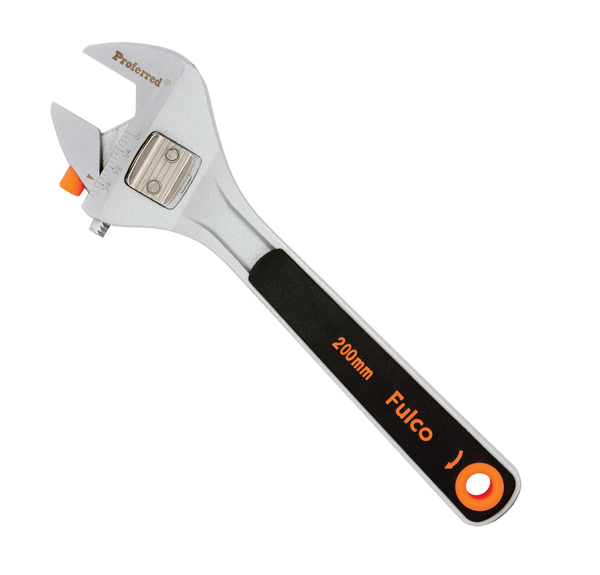 T07001 PROFERRED QUICK SNAP ADJUSTABLE WRENCH, MATTE FINISH 8" LENGTH MATTE FINISH