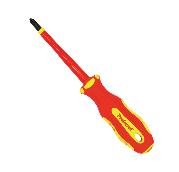 T27024 PROFERRED INSULATED (1000V) SCREWDRIVER NO.3X6" PHILLIPS - STANDARD COLORS