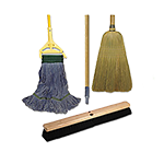 MOPS, BROOMS & BRUSHES