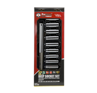 S07301 PROFERRED 3/8" DRIVE STANDARD METRIC SOCKET SET 12 PIECE 3/8" DRIVE METRIC 12 POINT DEEP SOCKET SET
