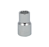 S24212 1/2" DRIVE METRIC SOCKET 12MM - 1/2" DR. 12 PT. METRIC SOCKET STANDARD